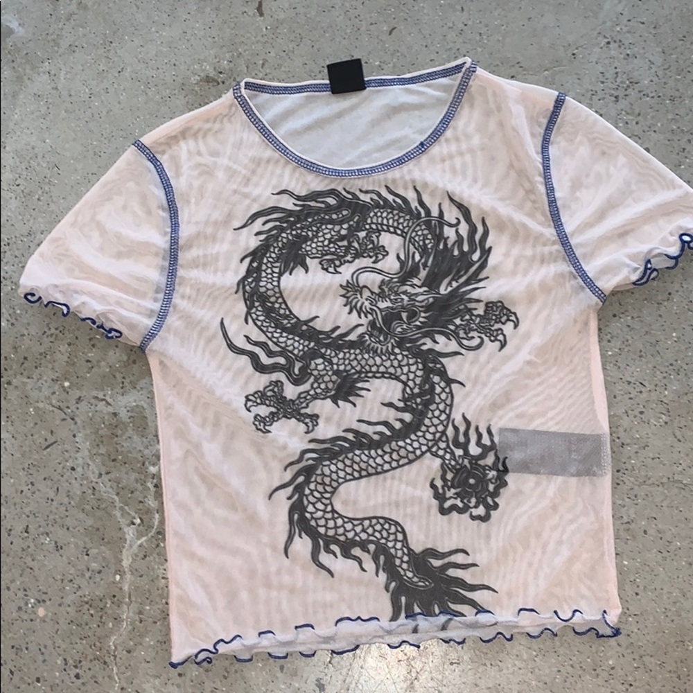 urban outfitters see-through shirt